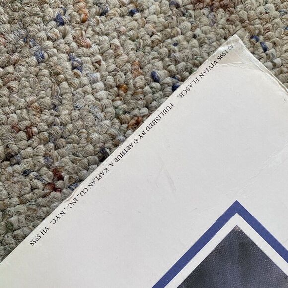 Vintage Vivian Flasch Artwork Print Hydrangeas & Silver 1998 Litho In USA Rare - Picture 6 of 11